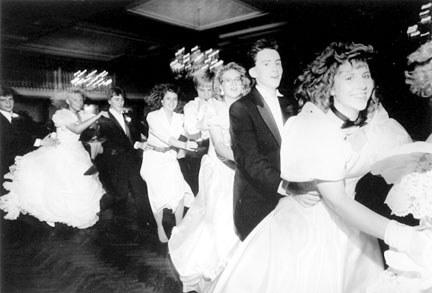 Line of Dancers - Prcua Prince Charming and Cinderella Ball, Lexington House, Hickory Hills, Illinois, from Changing Chicago
